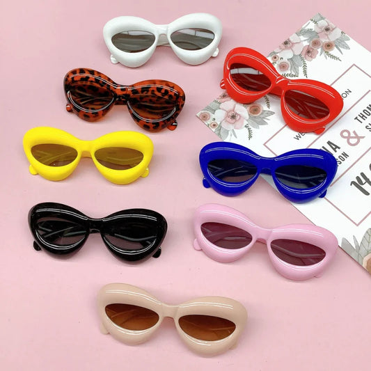 Cat Eye Candy Color Kids Sunglasses - Bakyat Store