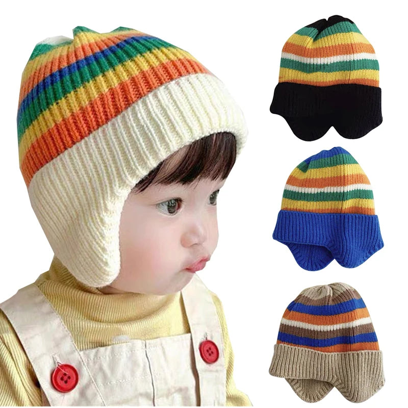 Rainbow Baby Winter Hat - Bakyat Store