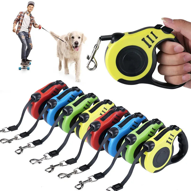 3 Meters 5 Meters Retractable Dog Leash - Bakyat Store