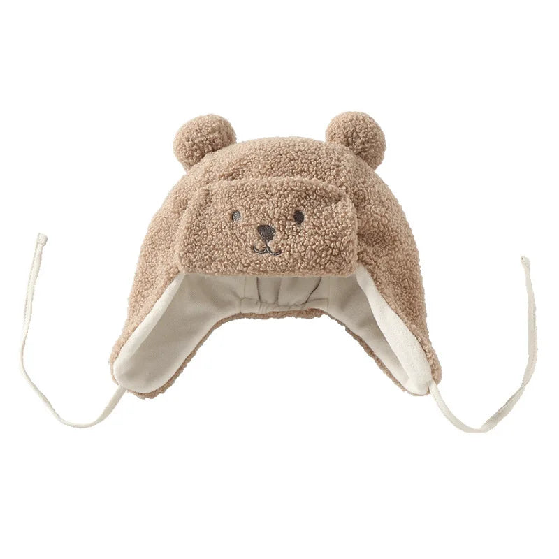 Bear Winter Baby Bonnet Newborn Hat - Bakyat Store