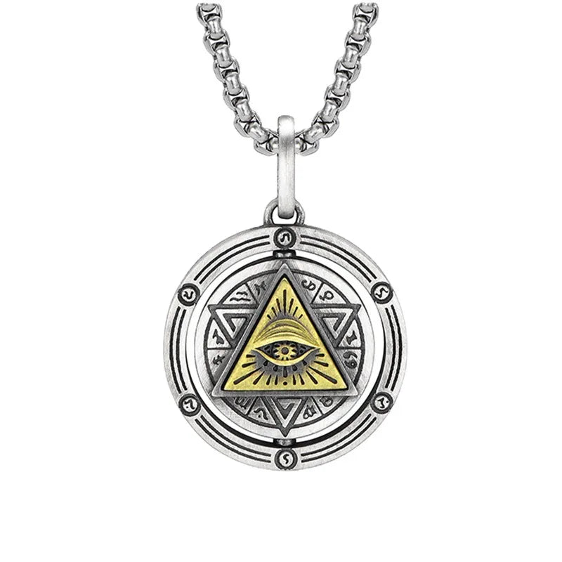 Eye of Horus Necklace Evil Eye Pendant Ancient Egypt - Bakyat Store