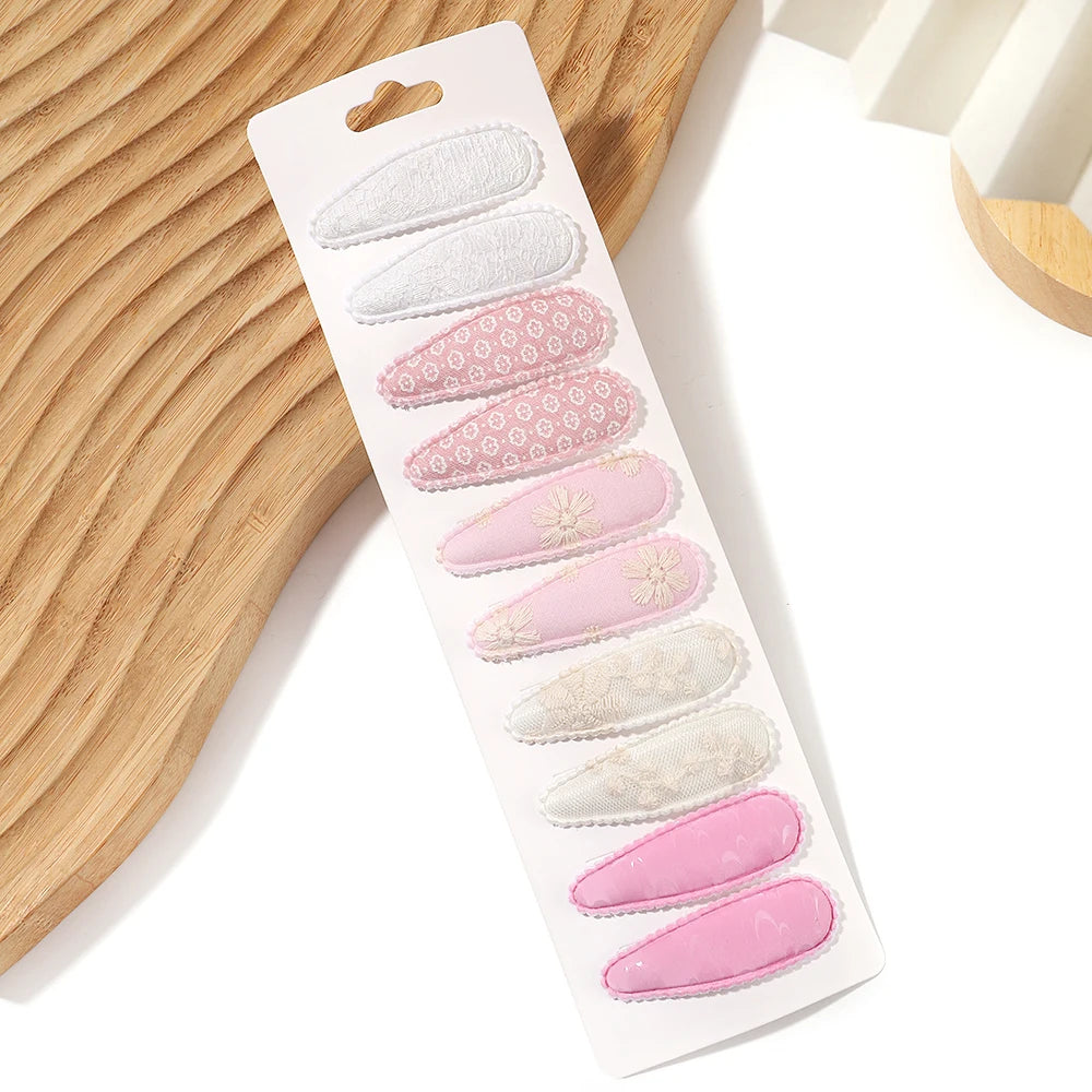 Fresh Print Cotton Alloy Hair Clips - Bakyat Store