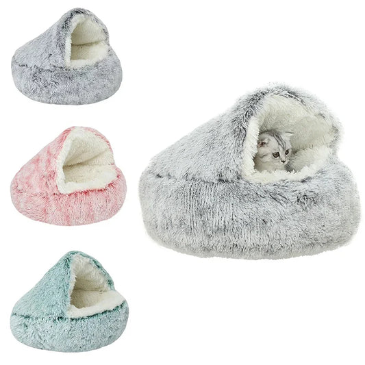 Cat Bed Pet Mattress Warm Soft Plush Pet Bed - Bakyat Store