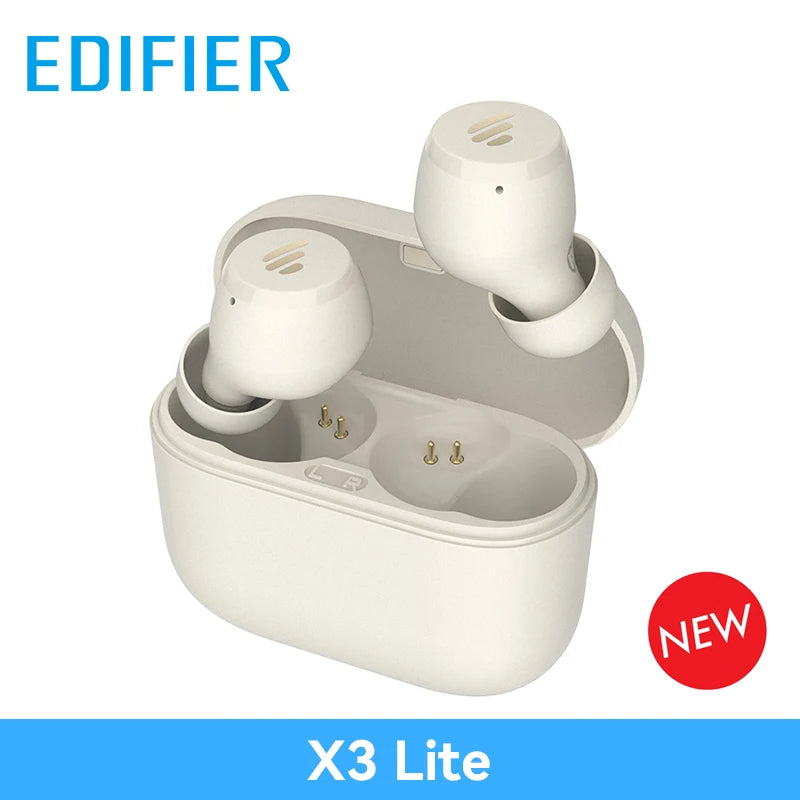 EDIFIER X3 X3 Lite TWS Wireless Bluetooth Earphone Bluetooth 5.3 Voice Assistant touch control up to 24hrs playback EQ Preset - Bakyat Store