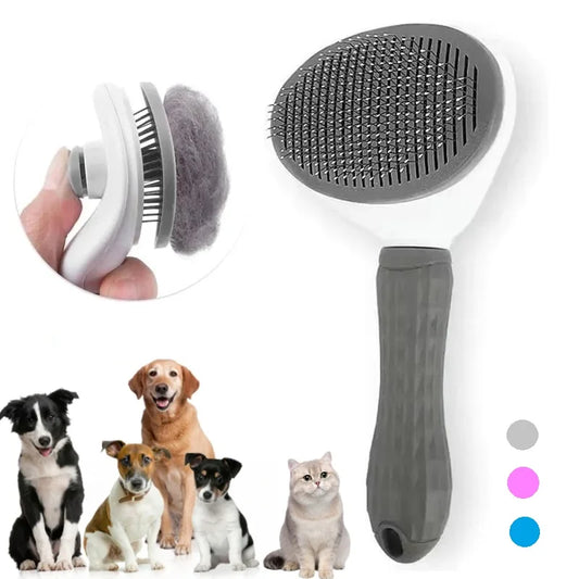 Self-cleaning Pet Hair Removal Comb - Bakyat Store