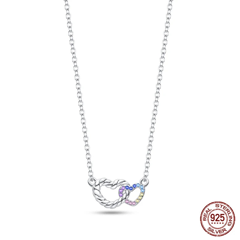 Luminous Firefly Heart Shaped Zircon Pendant Necklace - Bakyat Store