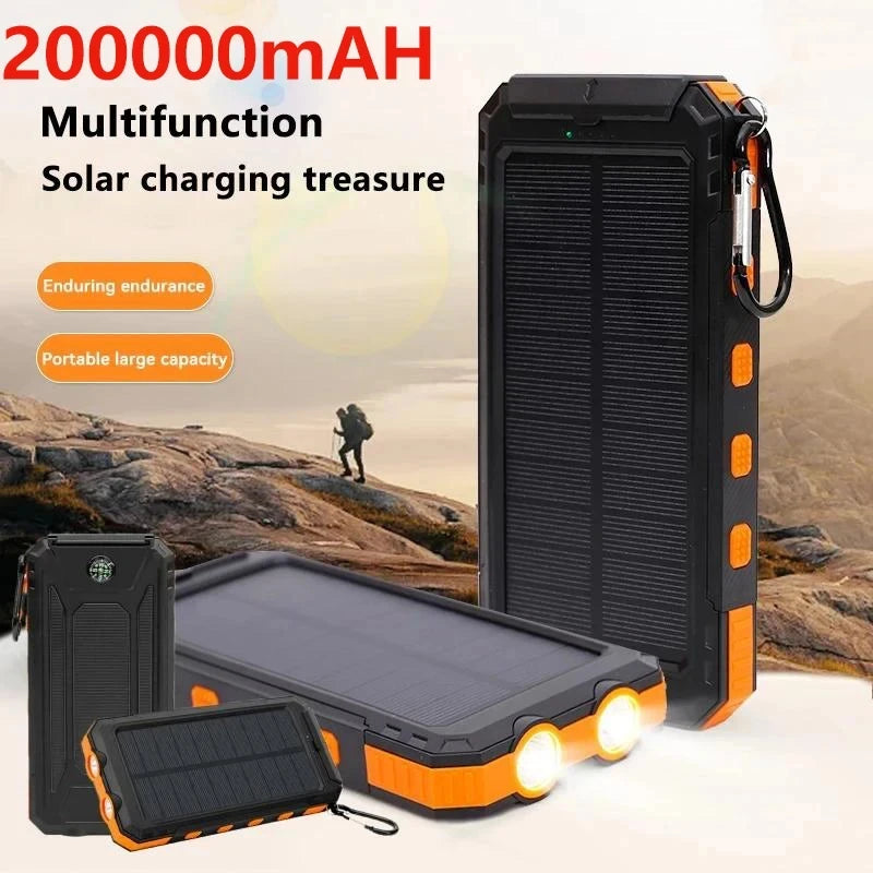 200000mAh Solar Power Bank - Bakyat Store