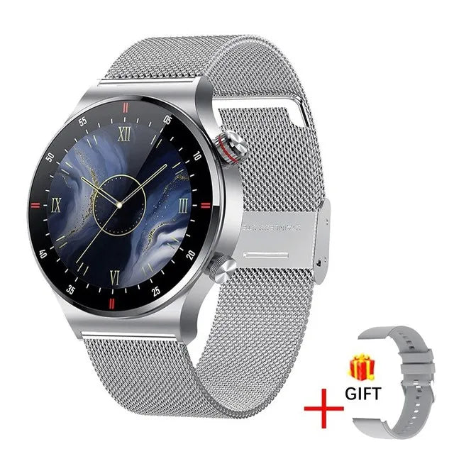 Luxury Smart Watches Men NFC BT Call Fitness Waterproof Sports Wrist Intelligent Smartwatches - Bakyat Store