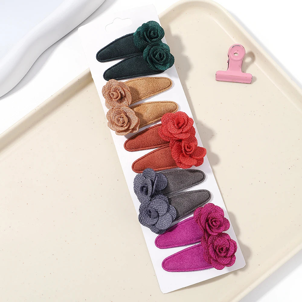 Fresh Print Cotton Alloy Hair Clips - Bakyat Store