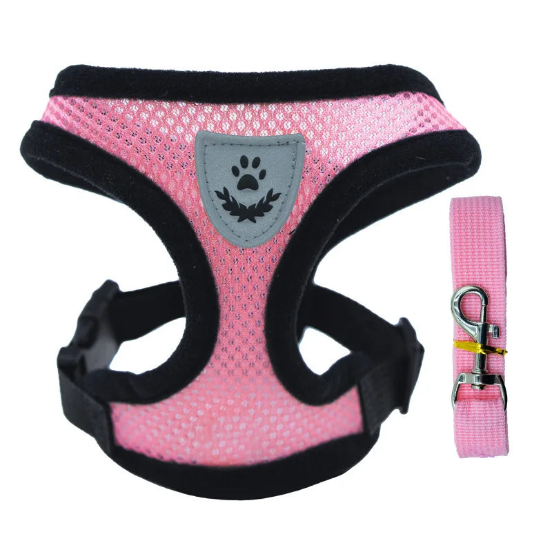 Breathable Mesh Cat Small Dog Harness - Bakyat Store