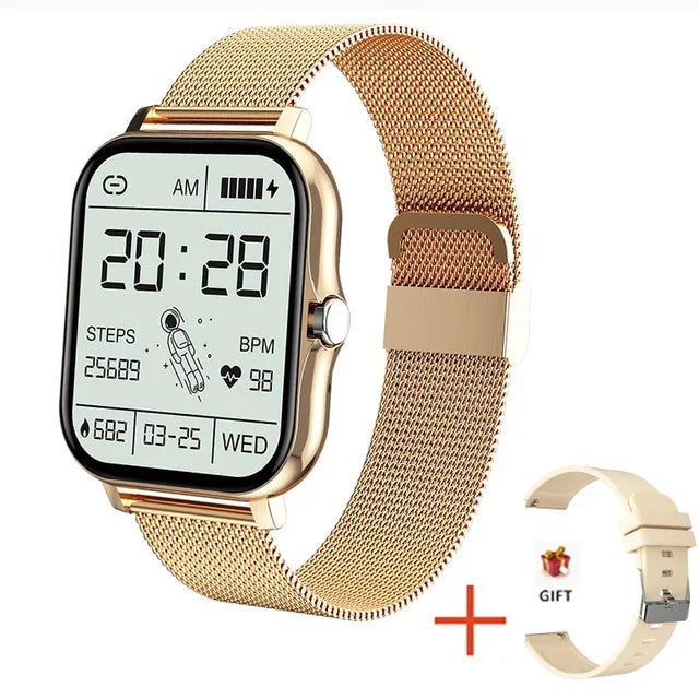 Sport Smart Watch Fitness Clock Health Monitor Waterproof Smartwatch Bluetooth Call Watches for Men Women IOS Xiaomi Huawei 2023 - Bakyat Store