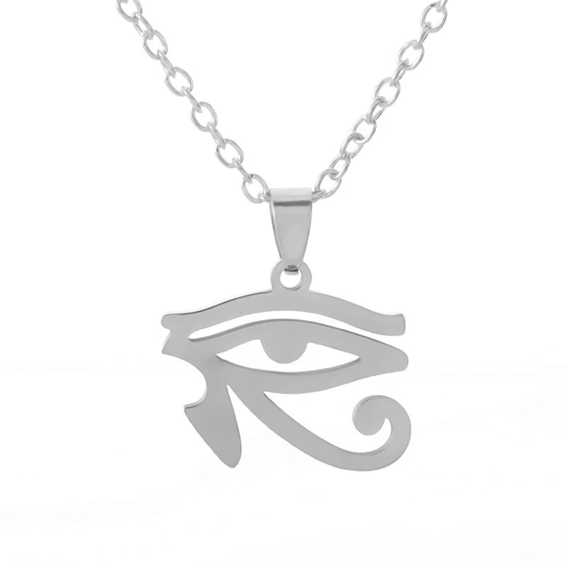 Eye of Horus Necklace Evil Eye Pendant Ancient Egypt - Bakyat Store