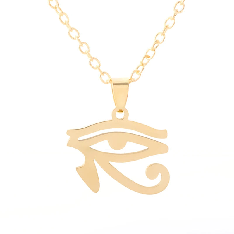 Eye of Horus Necklace Evil Eye Pendant Ancient Egypt - Bakyat Store