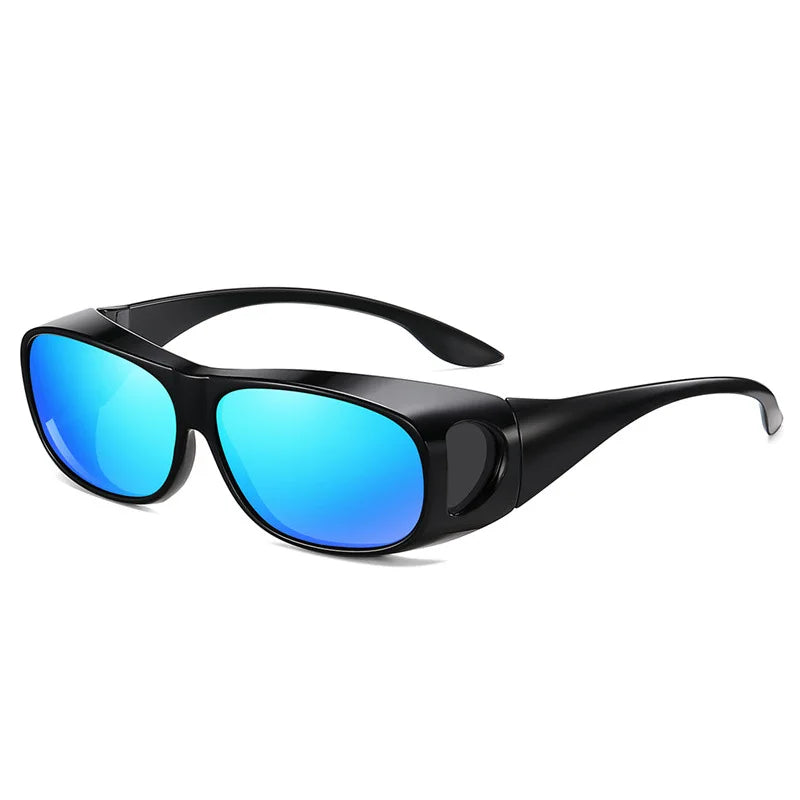 Polarized Sunglasses Fit Over Eye Glasses Driving Wrap Shield Goggles - Bakyat Store