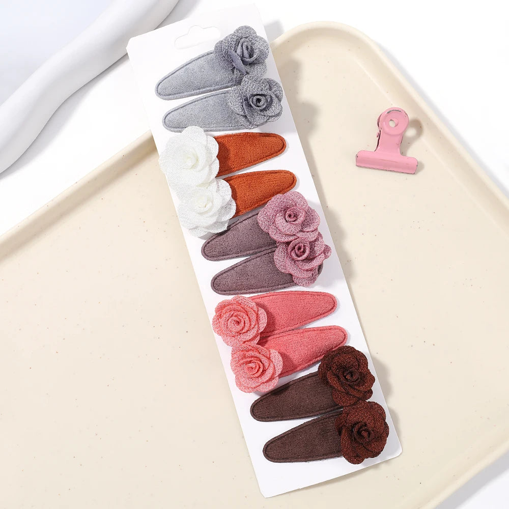 Fresh Print Cotton Alloy Hair Clips - Bakyat Store