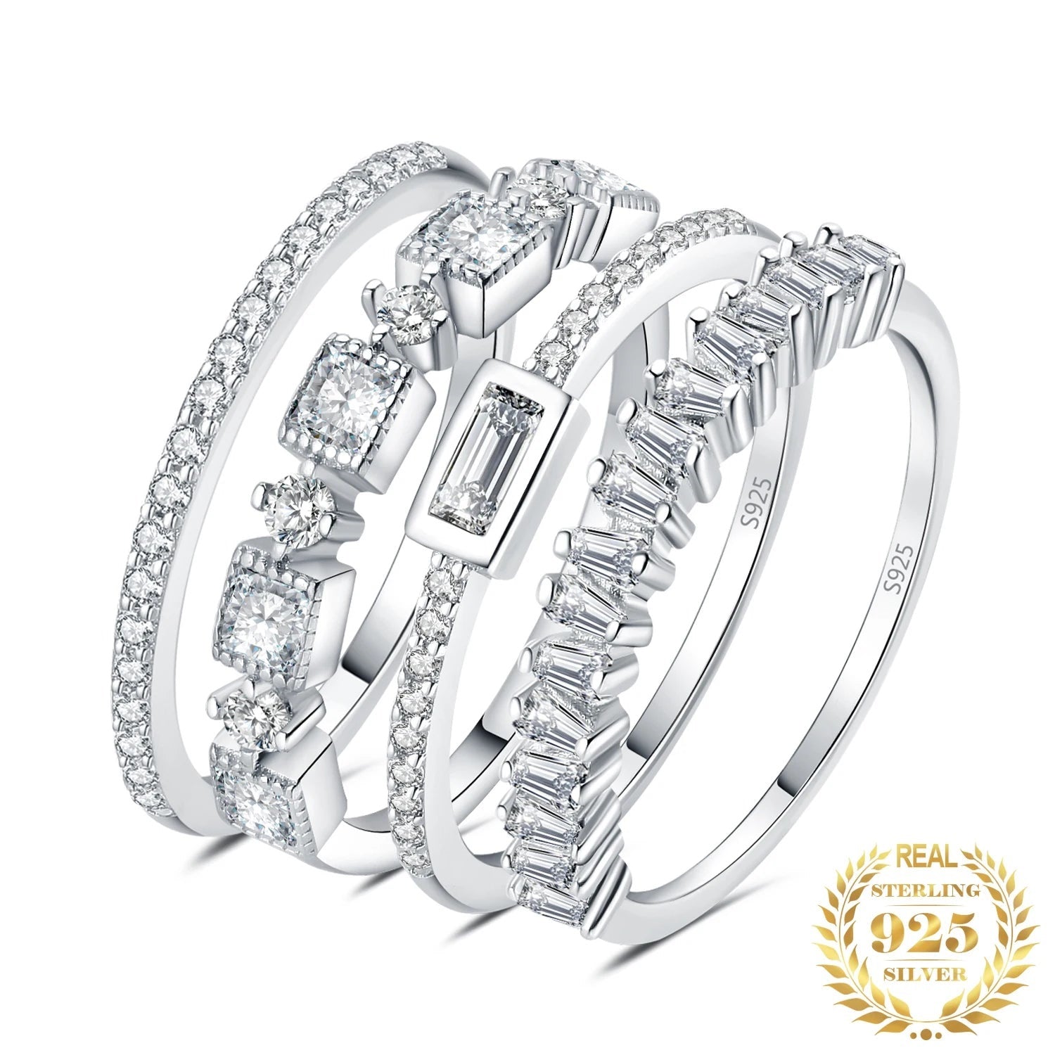 Solitaire Stacking Rings - Bakyat Store