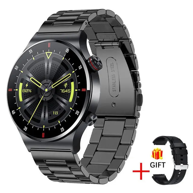 Luxury Smart Watches Men NFC BT Call Fitness Waterproof Sports Wrist Intelligent Smartwatches - Bakyat Store