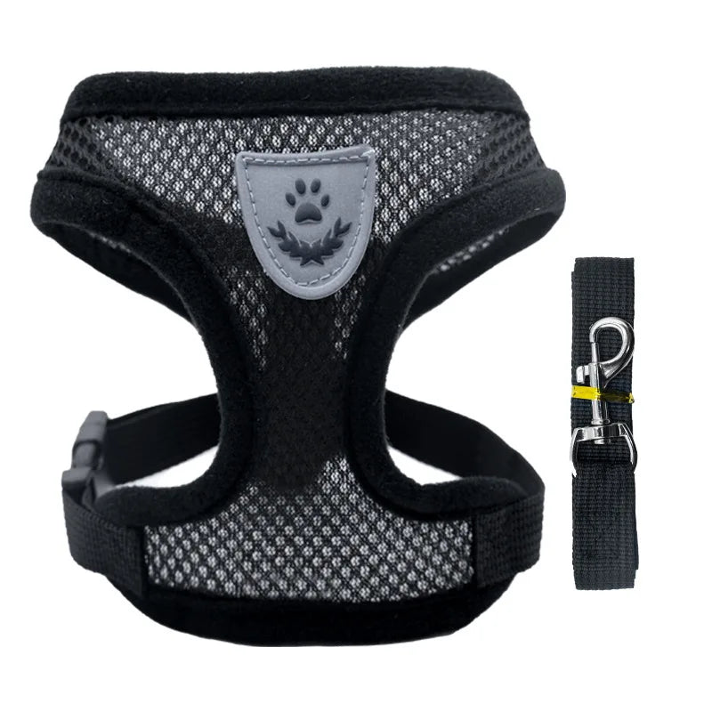 Breathable Mesh Cat Small Dog Harness - Bakyat Store