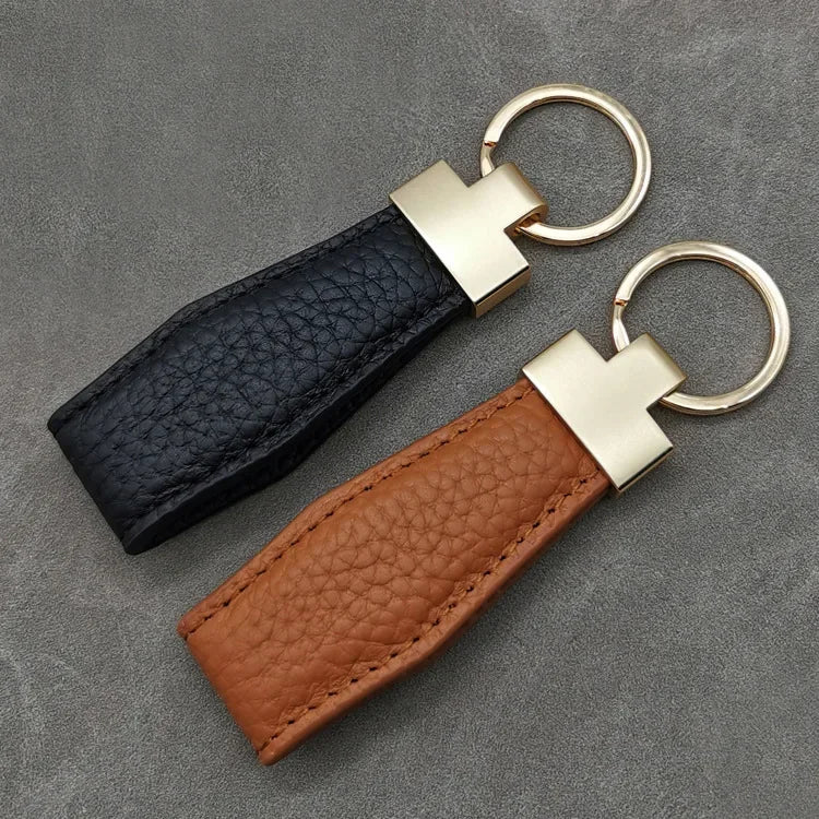 Luxury Leather Car Key Ring Holder - Bakyat Store