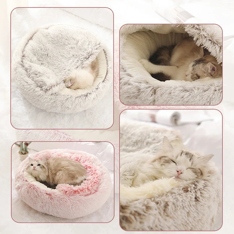 Cat Bed Pet Mattress Warm Soft Plush Pet Bed - Bakyat Store