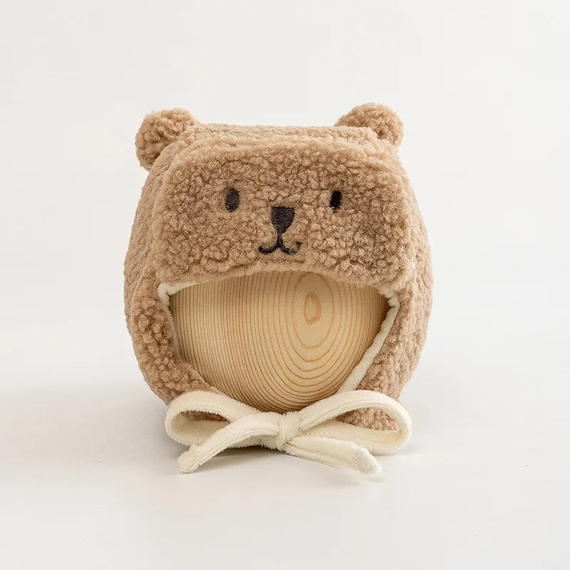 Bear Winter Baby Bonnet Newborn Hat - Bakyat Store