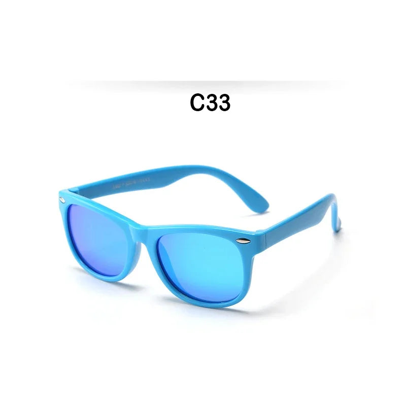 Kids Polarized Sunglasses, Silicone Safety Glasses - Bakyat Store