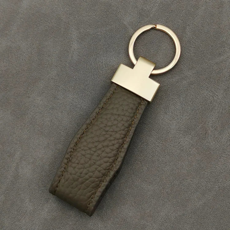 Luxury Leather Car Key Ring Holder - Bakyat Store