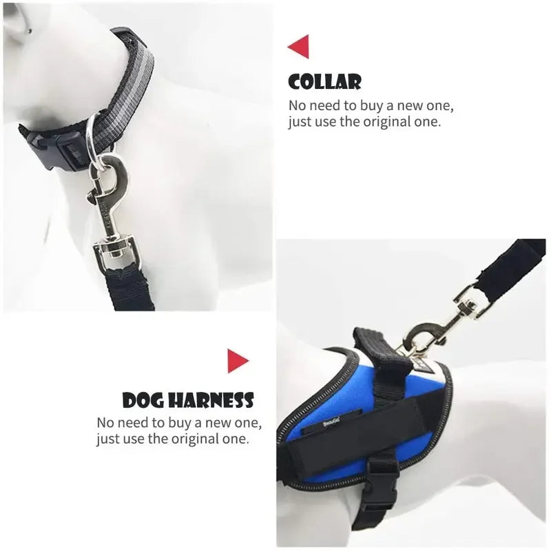 Adjustable Pet Car Seat Belt Pet Seat Vehicle Dog Harness Lead Clip - Bakyat Store