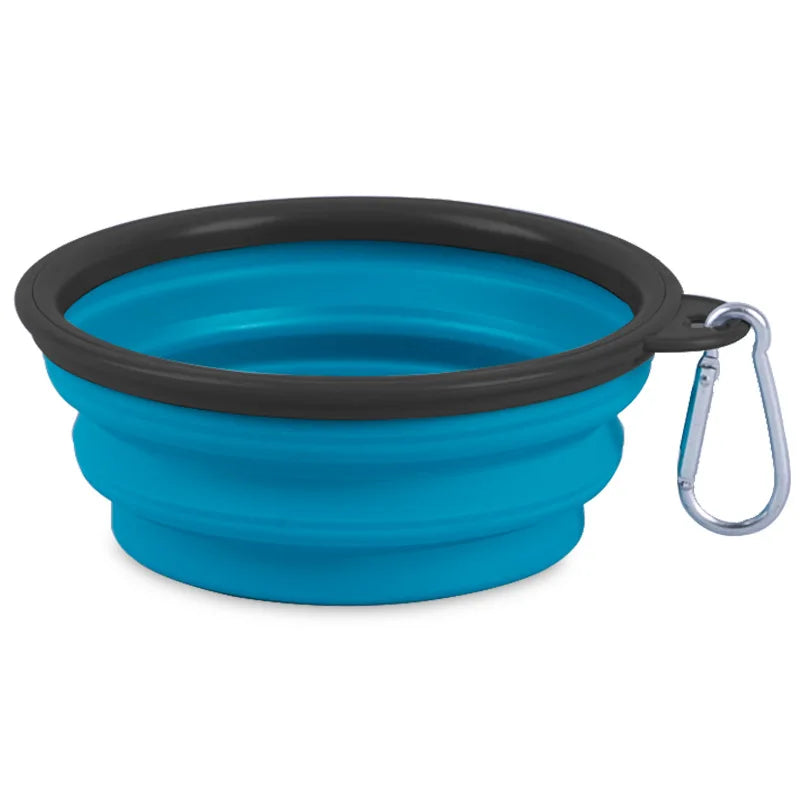 Collapsible Pet Silicone Dog Food and Water Bowl - Bakyat Store