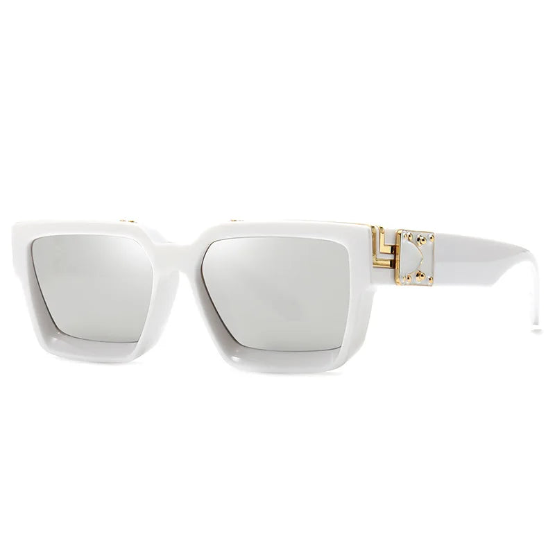 Square Thick Frame Luxury Oversized Sunglasses - Bakyat Store