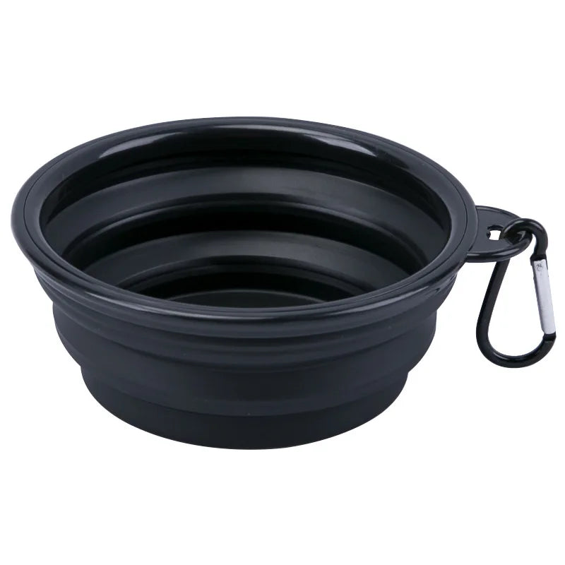 Collapsible Pet Silicone Dog Food and Water Bowl - Bakyat Store