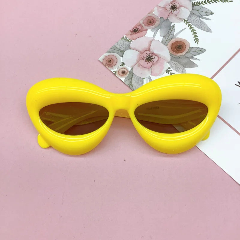 Cat Eye Candy Color Kids Sunglasses - Bakyat Store