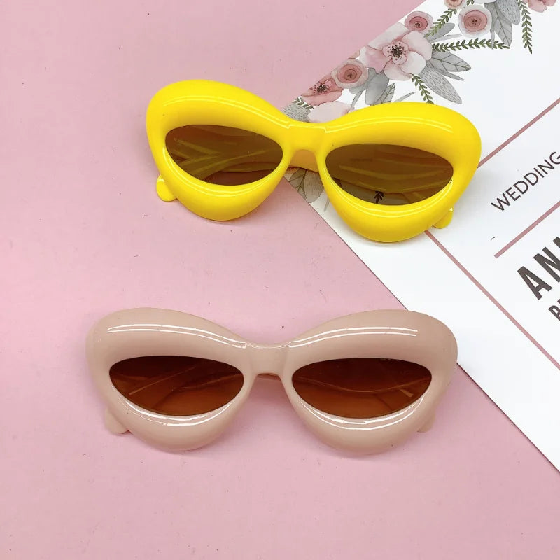 Cat Eye Candy Color Kids Sunglasses - Bakyat Store