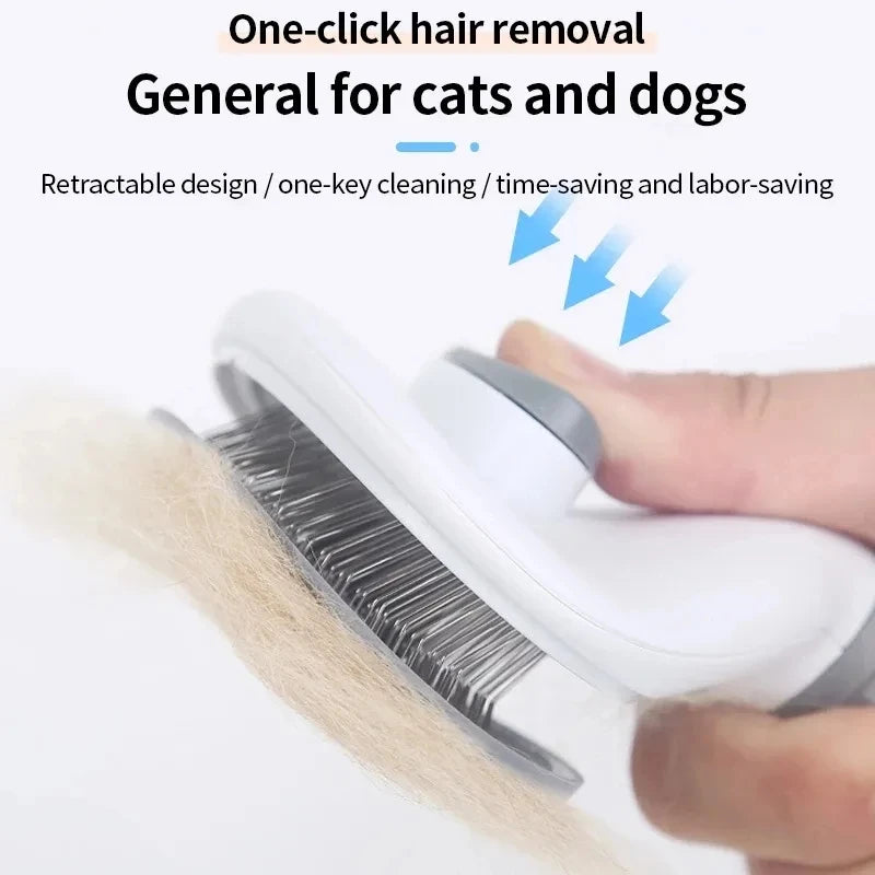 Self-cleaning Pet Hair Removal Comb - Bakyat Store