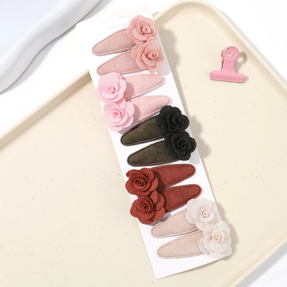 Fresh Print Cotton Alloy Hair Clips - Bakyat Store