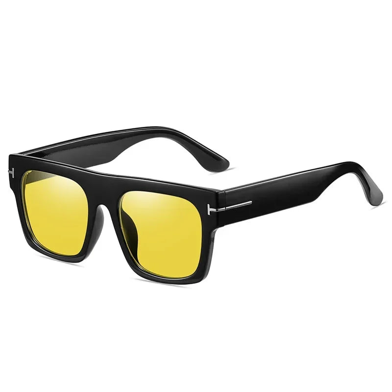 Trendy Square T-shaped Sunglasses - Bakyat Store