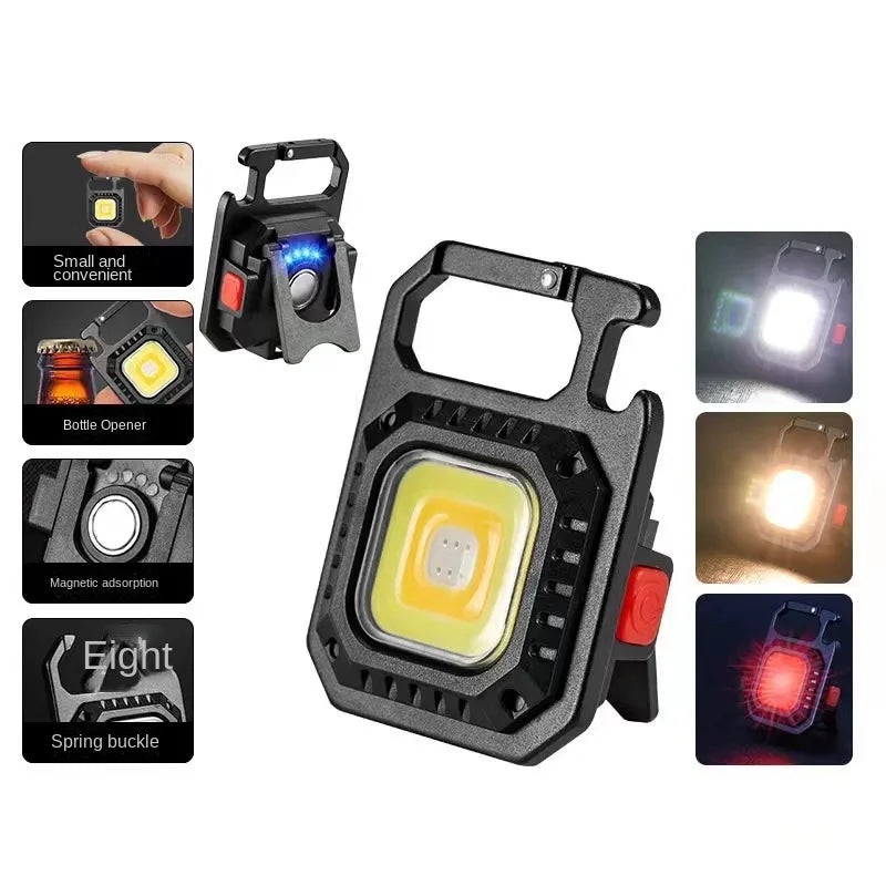 Mini LED COB Easy to Carry 800MA Lamps Flashlight - Bakyat Store