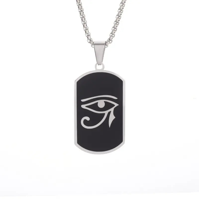 Eye of Horus Necklace Evil Eye Pendant Ancient Egypt - Bakyat Store