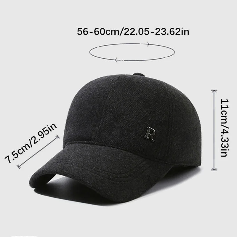 Autumn Winter Warm Baseball Cap - Bakyat Store