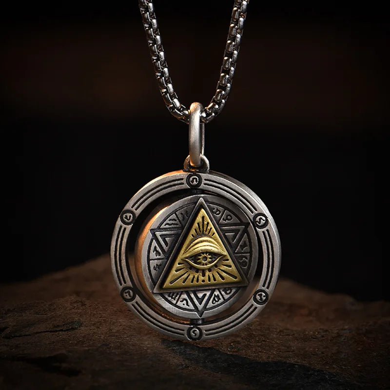 Eye of Horus Necklace Evil Eye Pendant Ancient Egypt - Bakyat Store