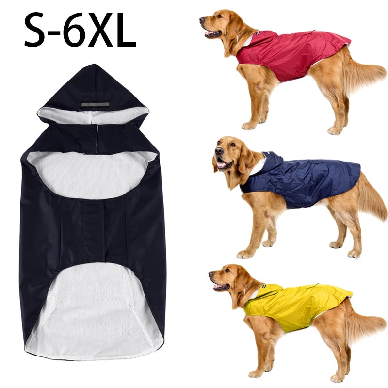 Dog Raincoat Waterproof Hoodie Jacket - Bakyat Store