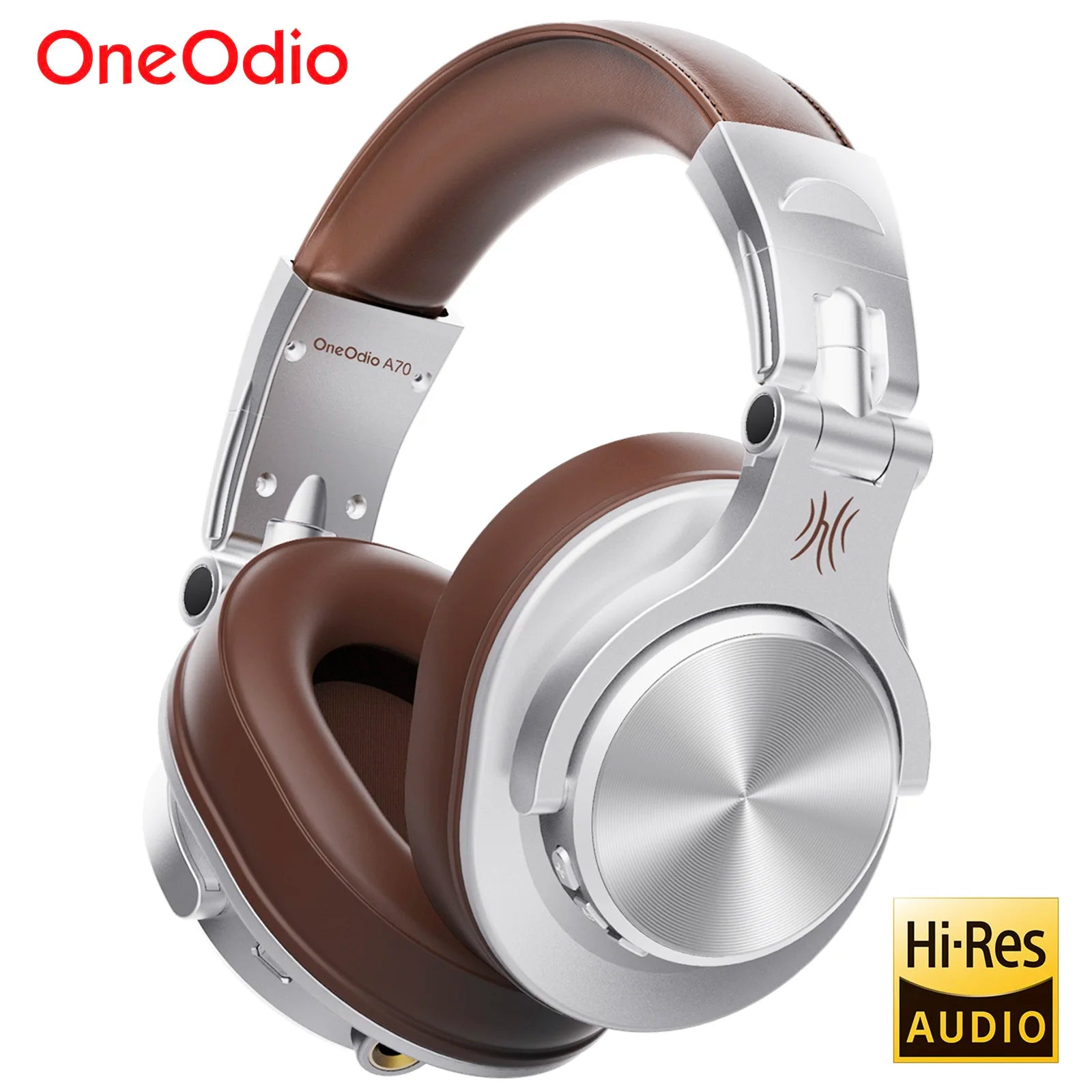 Oneodio A70 Fusion Wired + Wireless Bluetooth 5.2 Headphones For Phone With Mic Over Ear Studio DJ Headphone Recording Headset - Bakyat Store