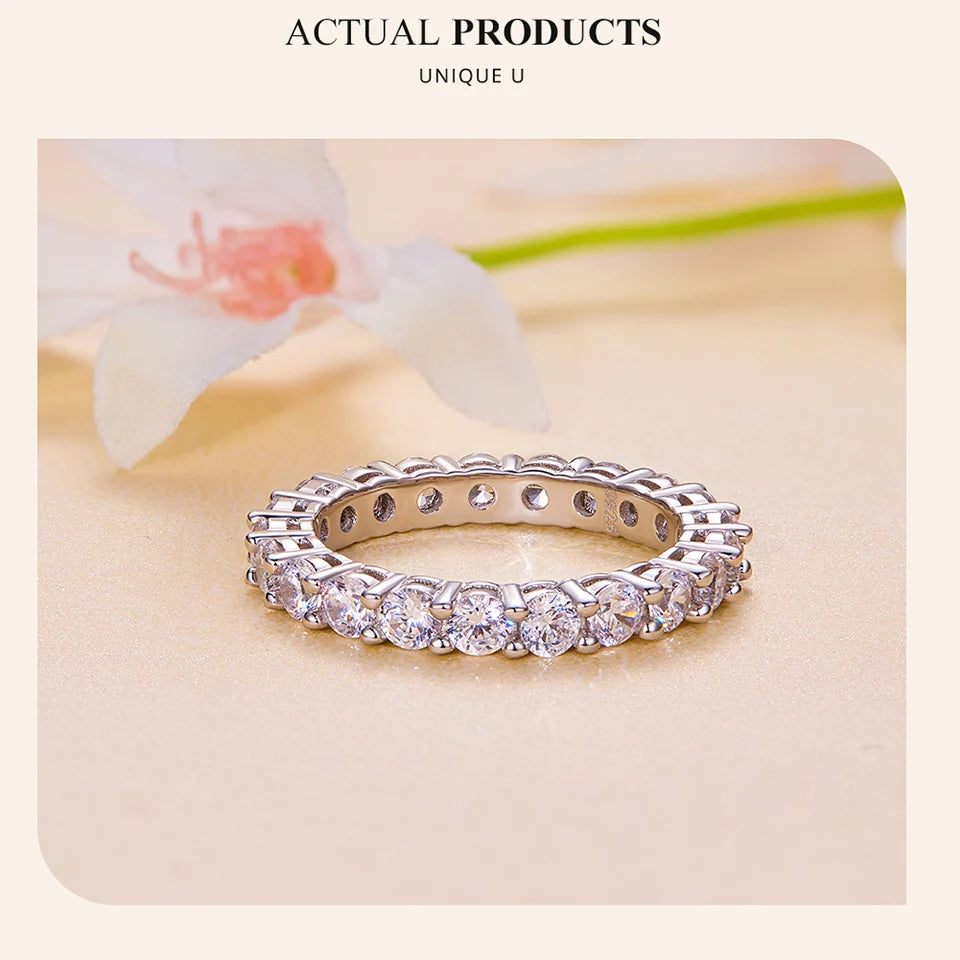 Shining Moissanite Ring - Bakyat Store