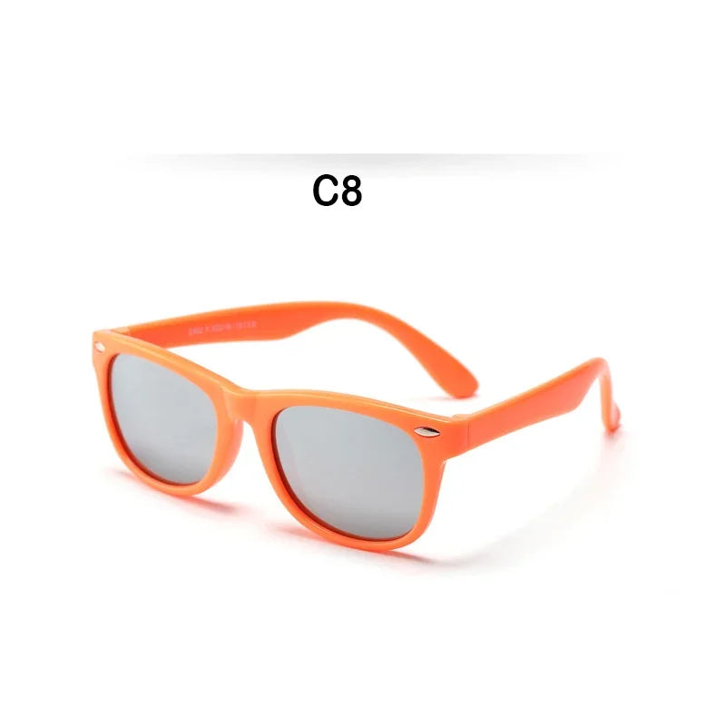 Kids Polarized Sunglasses, Silicone Safety Glasses - Bakyat Store