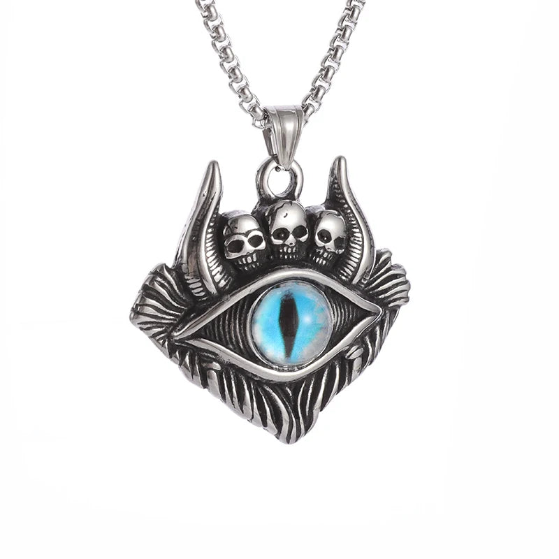 Eye of Horus Necklace Evil Eye Pendant Ancient Egypt - Bakyat Store