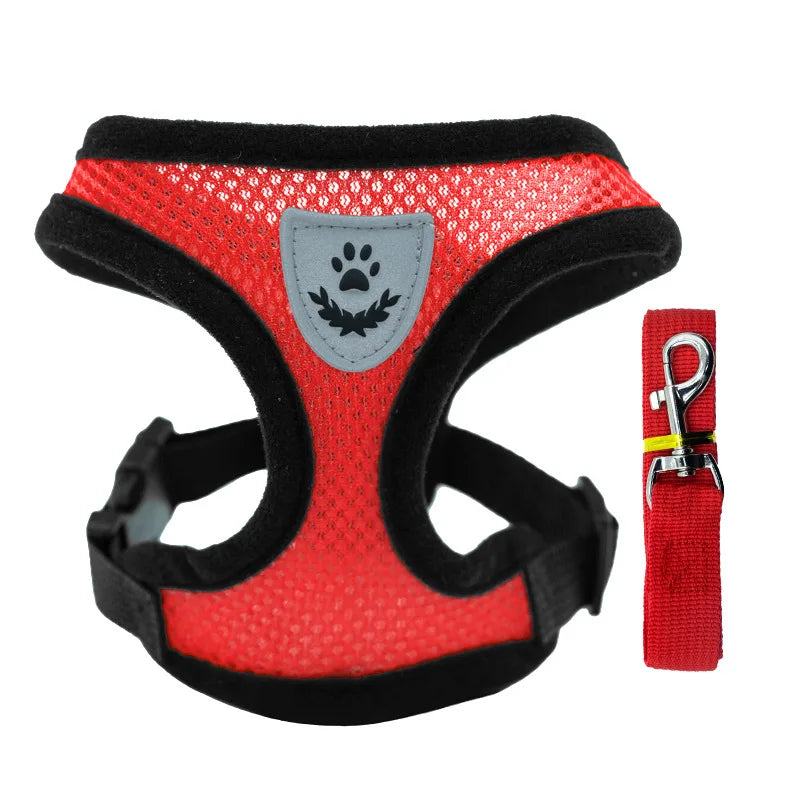 Breathable Mesh Cat Small Dog Harness - Bakyat Store