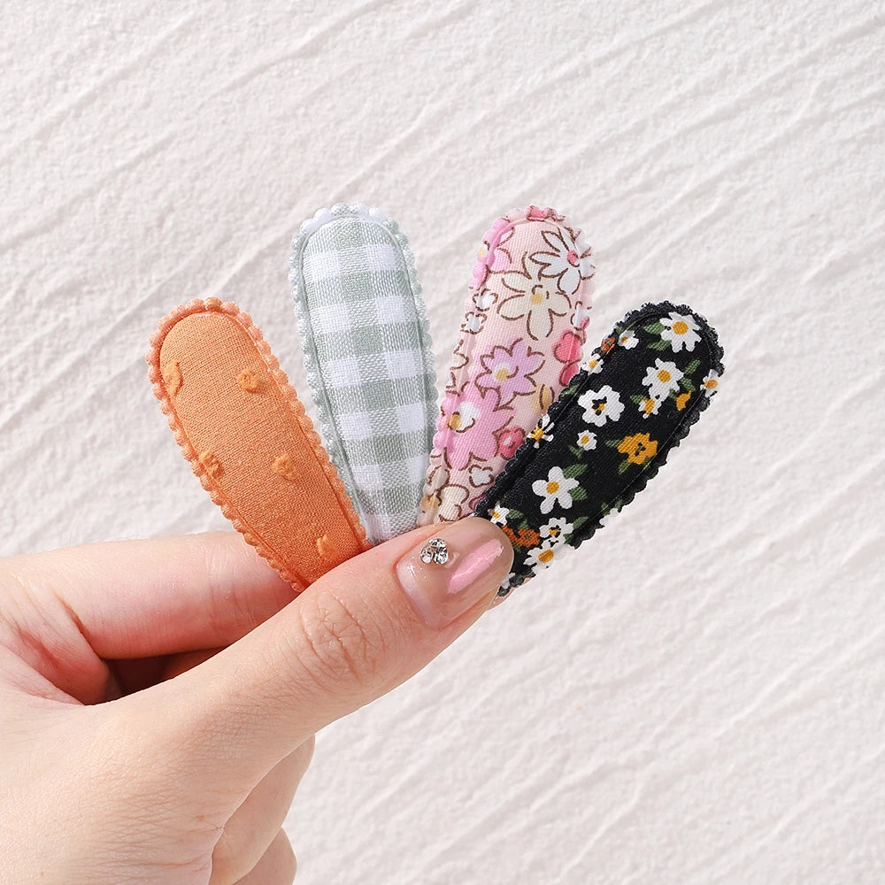 Fresh Print Cotton Alloy Hair Clips - Bakyat Store