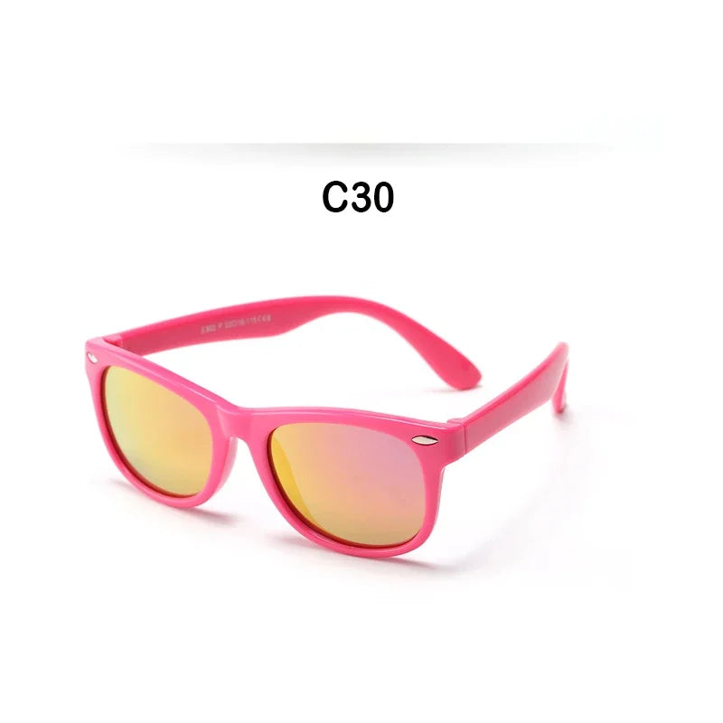 Kids Polarized Sunglasses, Silicone Safety Glasses - Bakyat Store