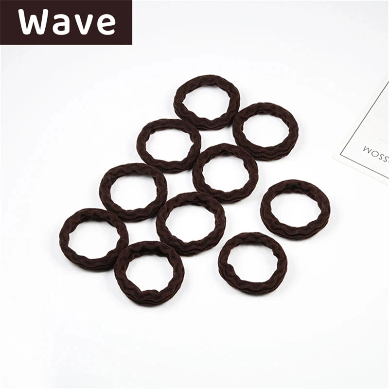 10PCS Women Girls Simple Basic Elastic Hair Bands - Bakyat Store