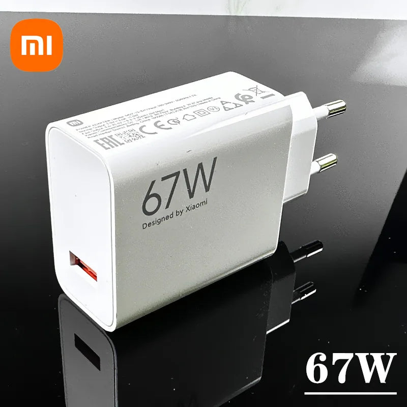 Original Xiaomi 67W Charger Turbo Fast Charge EU Adapter Usb Type C Cable For Redmi Note 13 Pro Mi 13 Lite K60 K60E K50 CIVI 3 2 - Bakyat Store